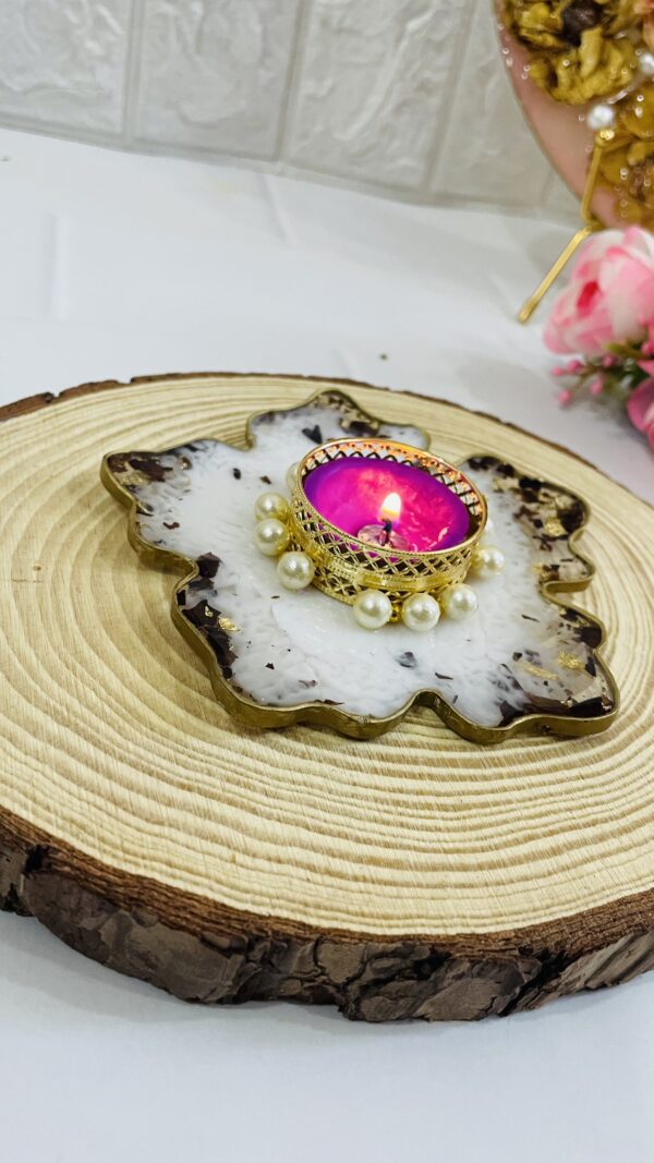 resin tea light candle holders – artistic home & event décor