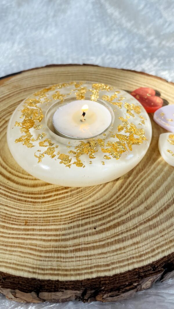 resin tea light candle holders – artistic home & event décor