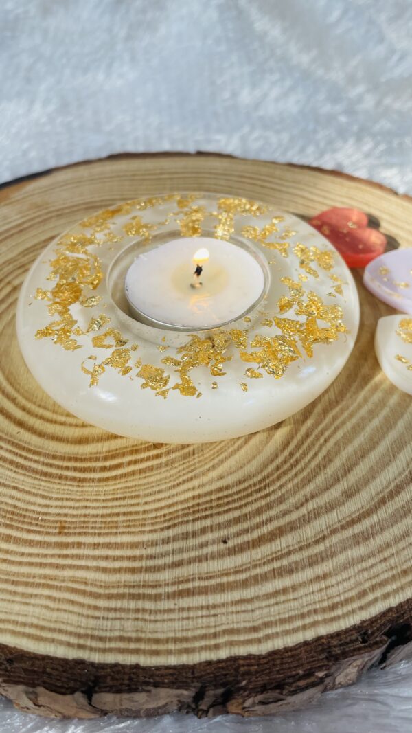 resin tea light candle holders – artistic home & event décor