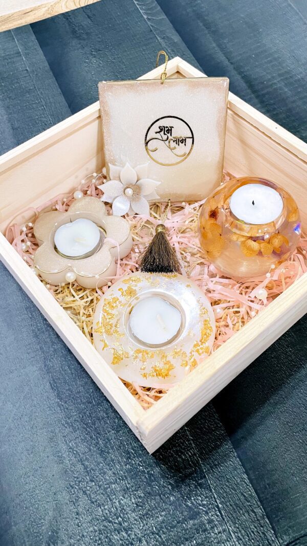 resin tea light candle holders – artistic home & event décor