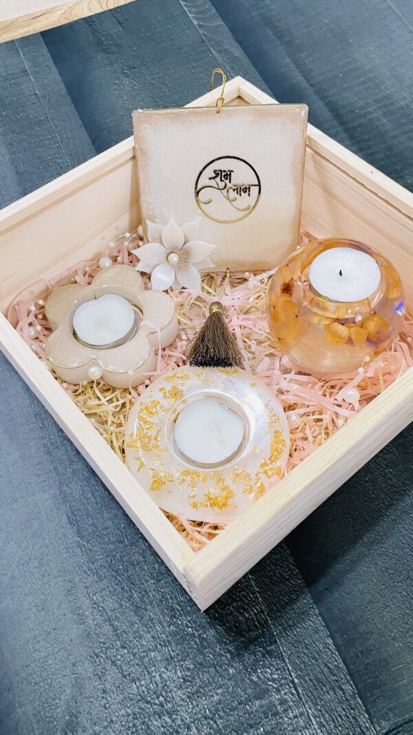 resin tea light candle holders – artistic home & event décor