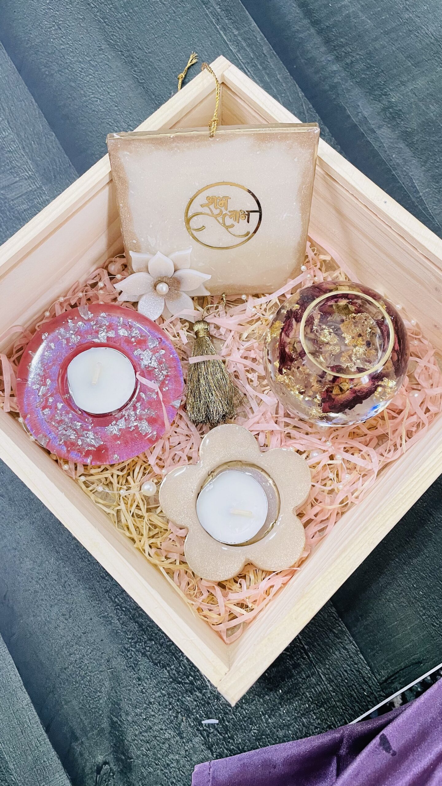 resin tea light candle holders – artistic home & event décor