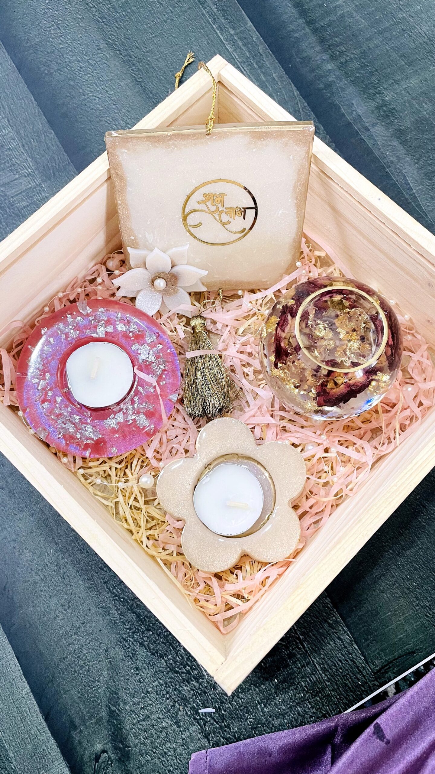 resin tea light candle holders – artistic home & event décor